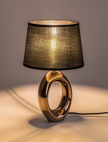 Veioza Dalora, bronz, 1xE14, H.39cm, IP20, Rabalux, 74063