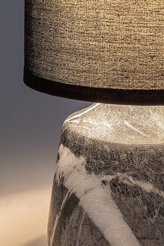 Veioza Nalisa, marmura, 1xE14, H.24cm, IP20, Rabalux, 74066