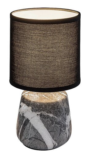 Veioza Nalisa, marmura, 1xE14, H.24cm, IP20, Rabalux, 74066