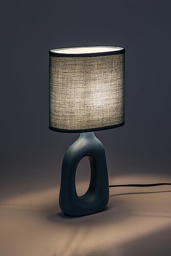 Veioza Sylira, albastru, 1xE14, H.36cm, IP20, Rabalux, 74072