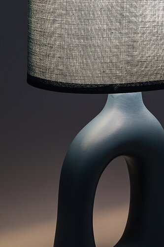 Veioza Sylira, albastru, 1xE14, H.36cm, IP20, Rabalux, 74072