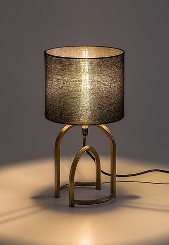 Veioza Gisaya, auriu, 1xE14, H.35cm, IP20, Rabalux, 74075