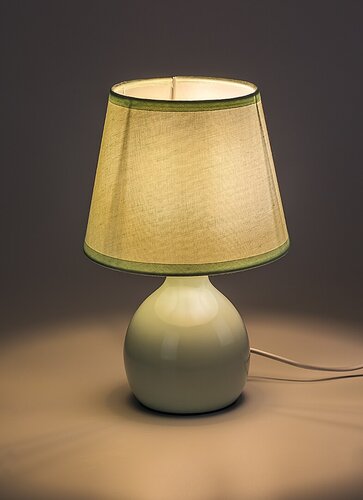 Veioza Ingrid, verde, 1xE14, H.26cm, IP20, Rabalux, 74077