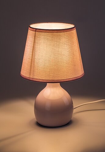 Veioza Ingrid, trandafiriu, 1xE14, H.26cm, IP20, Rabalux, 74078