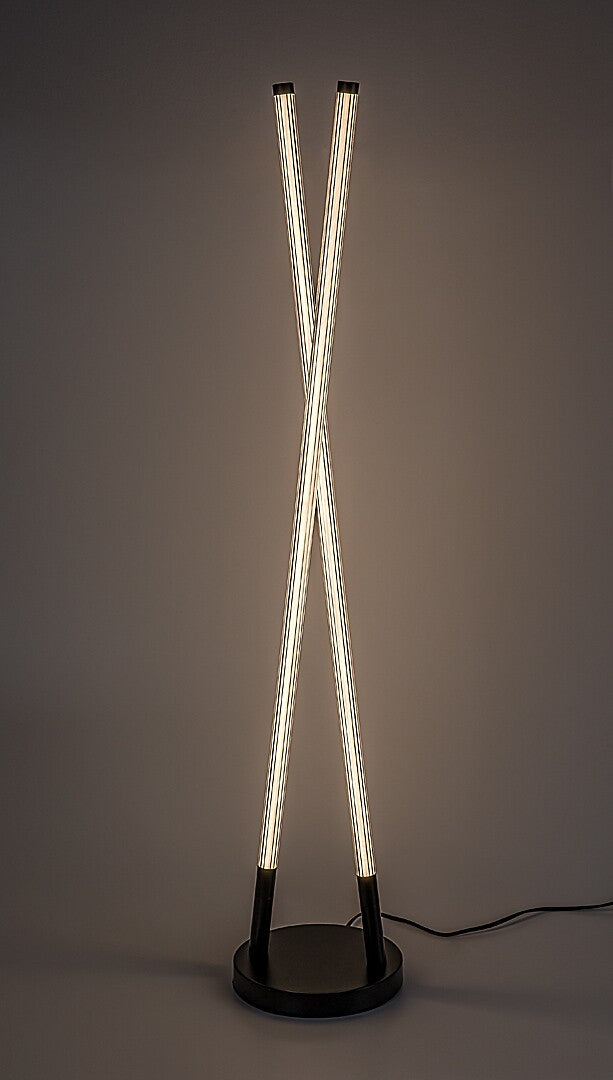 Lampadar LED Nivaro, negru, 28W, 3050lm, 3000K, H.115cm, IP20, Rabalux, 74166