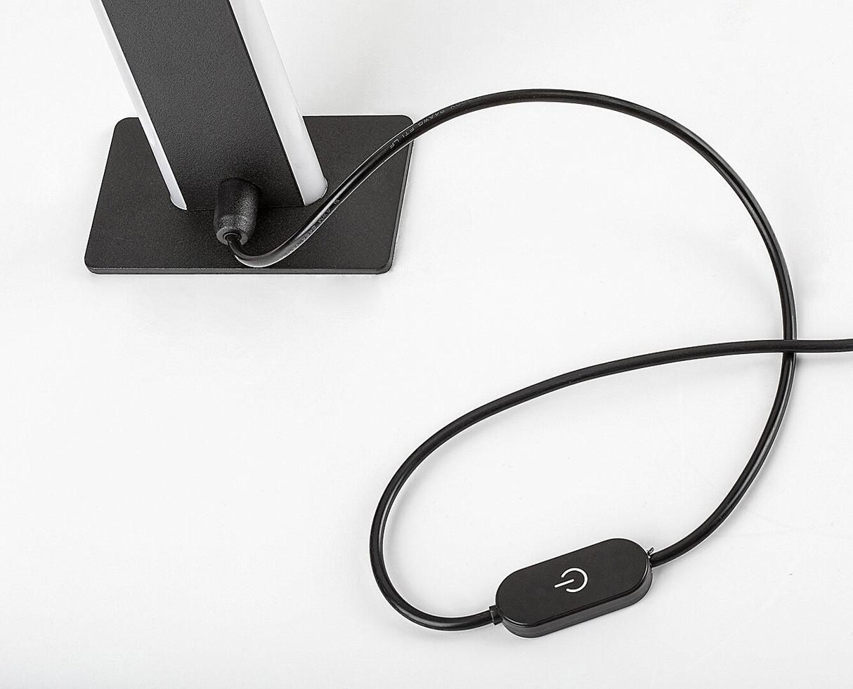 Veioza Sindri, negru, LED 15W, 750lm, 3000K, 3500K, 4000K, IP20, Rabalux, 74194