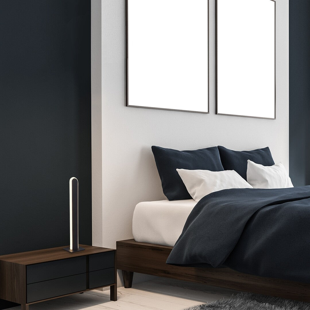 Veioza Sindri, negru, LED 15W, 750lm, 3000K, 3500K, 4000K, IP20, Rabalux, 74194