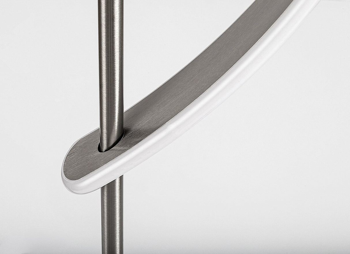 Lampadar LED Jarnelle, crom satin, 30W, 2000lm, 3000K, H.150cm, IP20, Rabalux, 74197