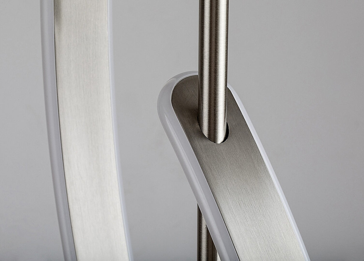 Lampadar LED Jarnelle, crom satin, 30W, 2000lm, 3000K, H.150cm, IP20, Rabalux, 74197