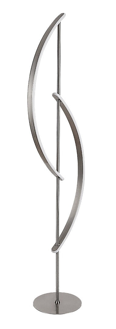 Lampadar LED Jarnelle, crom satin, 30W, 2000lm, 3000K, H.150cm, IP20, Rabalux, 74197