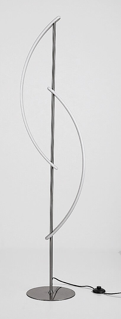 Lampadar LED Jarnelle, crom satin, 30W, 2000lm, 3000K, H.150cm, IP20, Rabalux, 74197