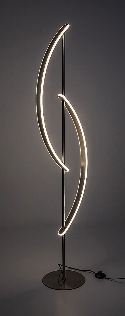 Lampadar LED Jarnelle, crom satin, 30W, 2000lm, 3000K, H.150cm, IP20, Rabalux, 74197