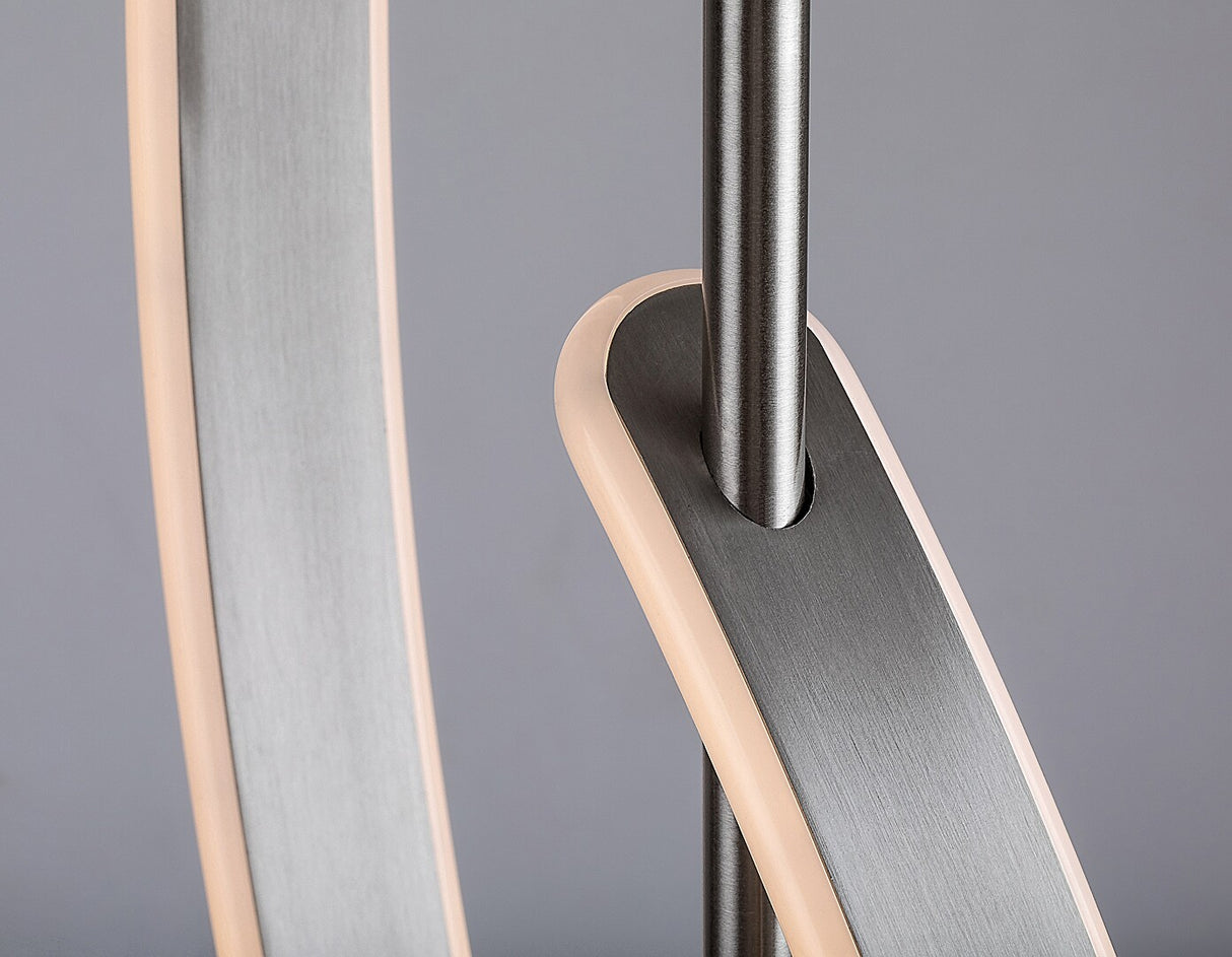 Lampadar LED Jarnelle, crom satin, 30W, 2000lm, 3000K, H.150cm, IP20, Rabalux, 74197