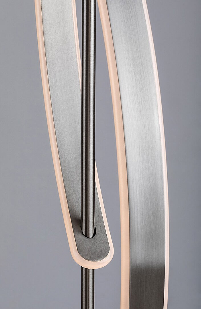 Lampadar LED Jarnelle, crom satin, 30W, 2000lm, 3000K, H.150cm, IP20, Rabalux, 74197