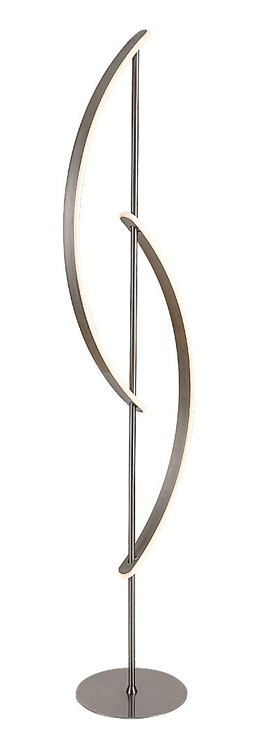 Lampadar LED Jarnelle, crom satin, 30W, 2000lm, 3000K, H.150cm, IP20, Rabalux, 74197