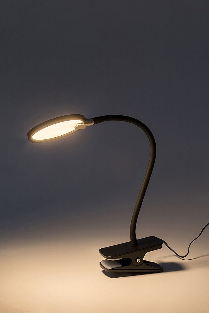 Veioza birou Marcin, negru, LED 7W, 350 lumeni, 3000K, H.36 cm, Rabalux 74199