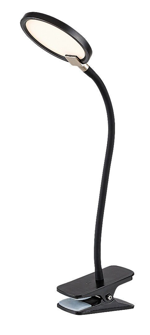 Veioza birou Marcin, negru, LED 7W, 350 lumeni, 3000K, H.36 cm, Rabalux 74199