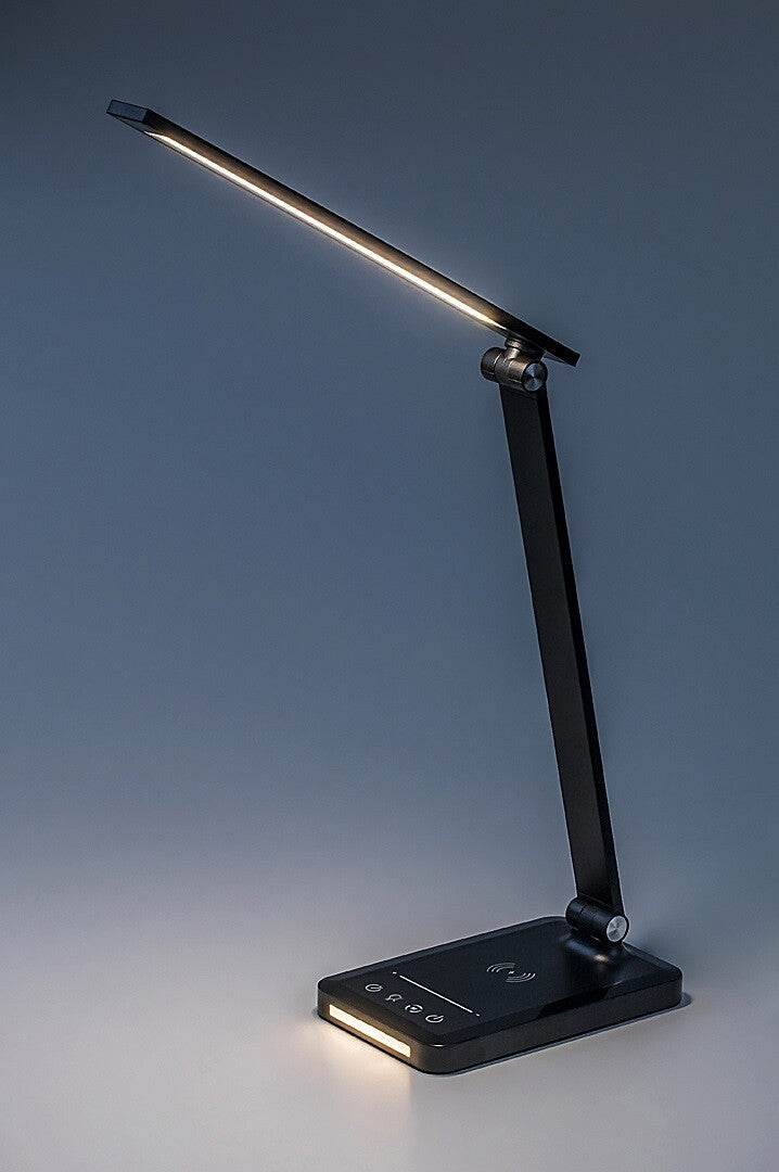 Lampa de birou Traze, negru, LED 5W, 190lm, 3000K-6500K, IP20, Rabalux, 74213