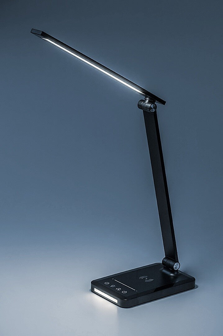 Lampa de birou Traze, negru, LED 5W, 190lm, 3000K-6500K, IP20, Rabalux, 74213