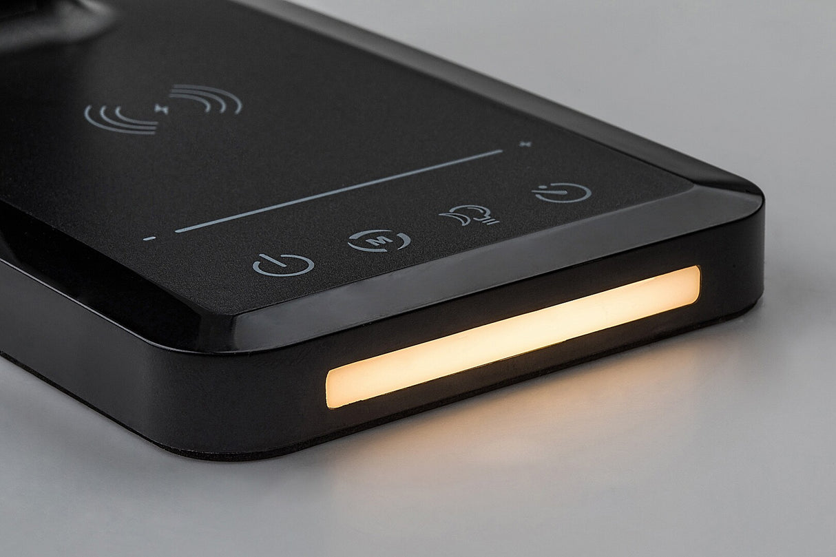 Lampa de birou Traze, negru, LED 5W, 190lm, 3000K-6500K, IP20, Rabalux, 74213