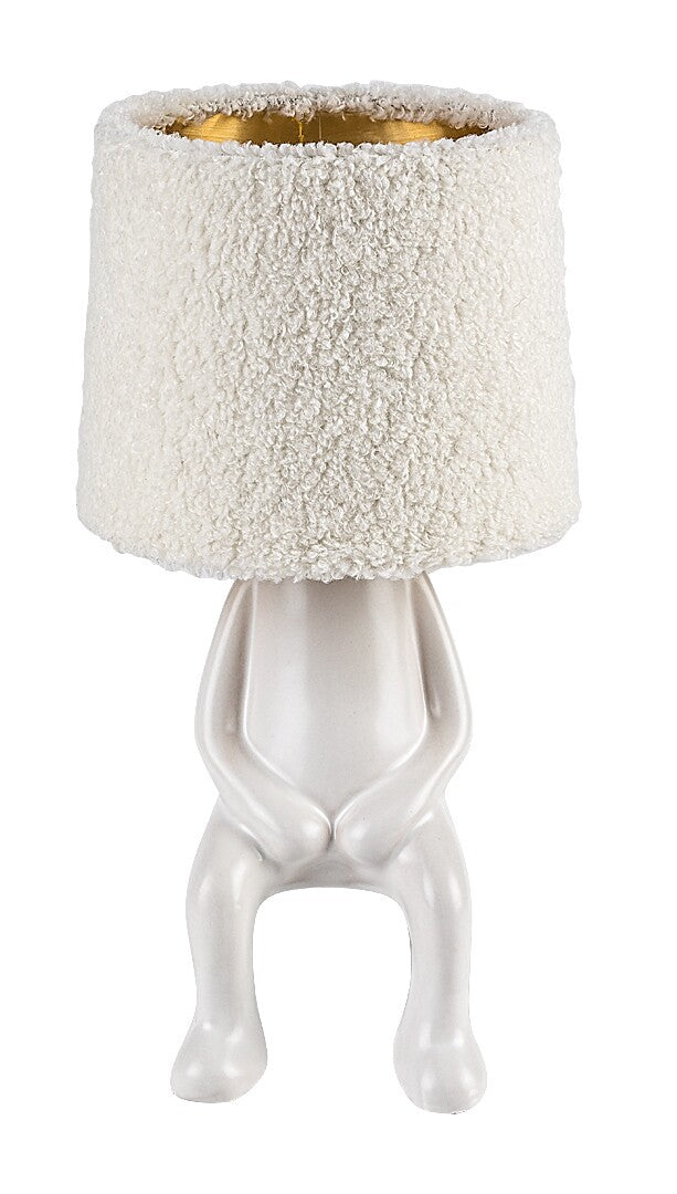 Veioza Smurfy, crem, 1xE14, D.15cm, Rabalux 74218