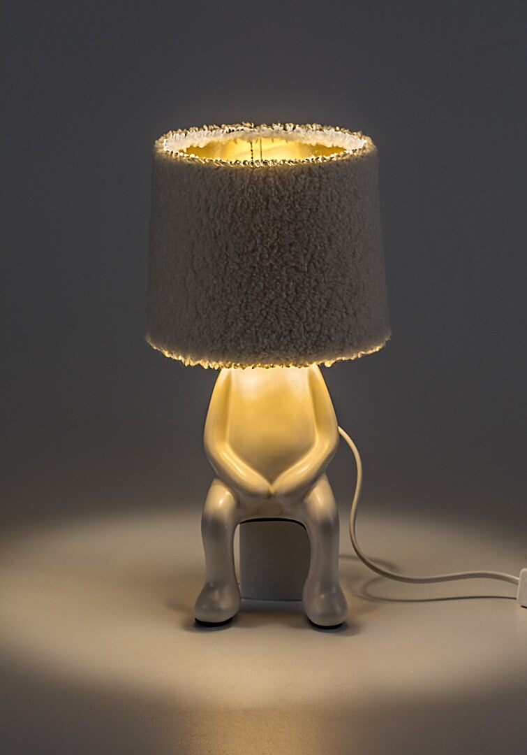 Veioza Smurfy, crem, 1xE14, D.15cm, Rabalux 74218