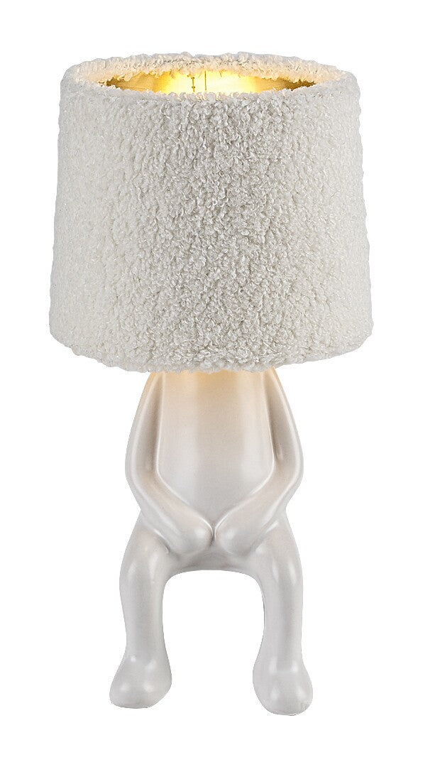 Veioza Smurfy, crem, 1xE14, D.15cm, Rabalux 74218