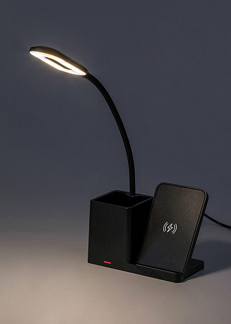 Veioza LED de birou Cerie, negru, 4W, 200lm, 3000, 4000, 6500K, IP20, Rabalux, 74232