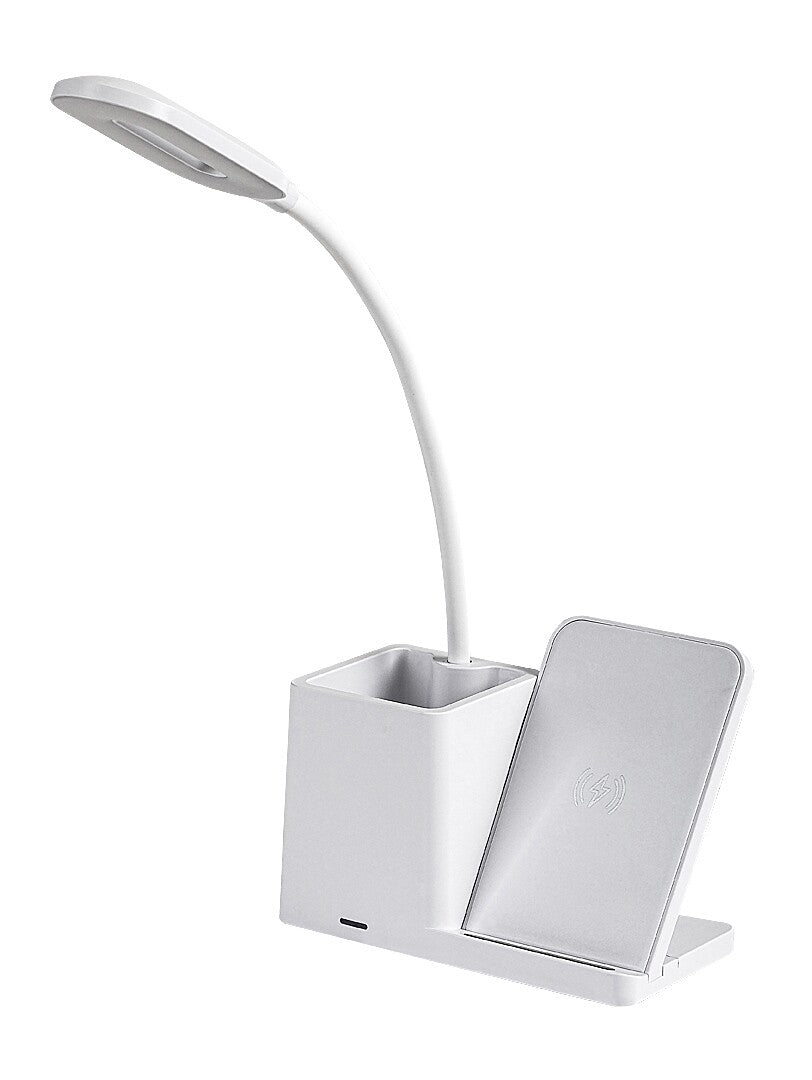 Veioza LED birou Cerie, alb, 4W, 200lm, 3000K, 4000K, 6500K, IP20, Rabalux, 74233