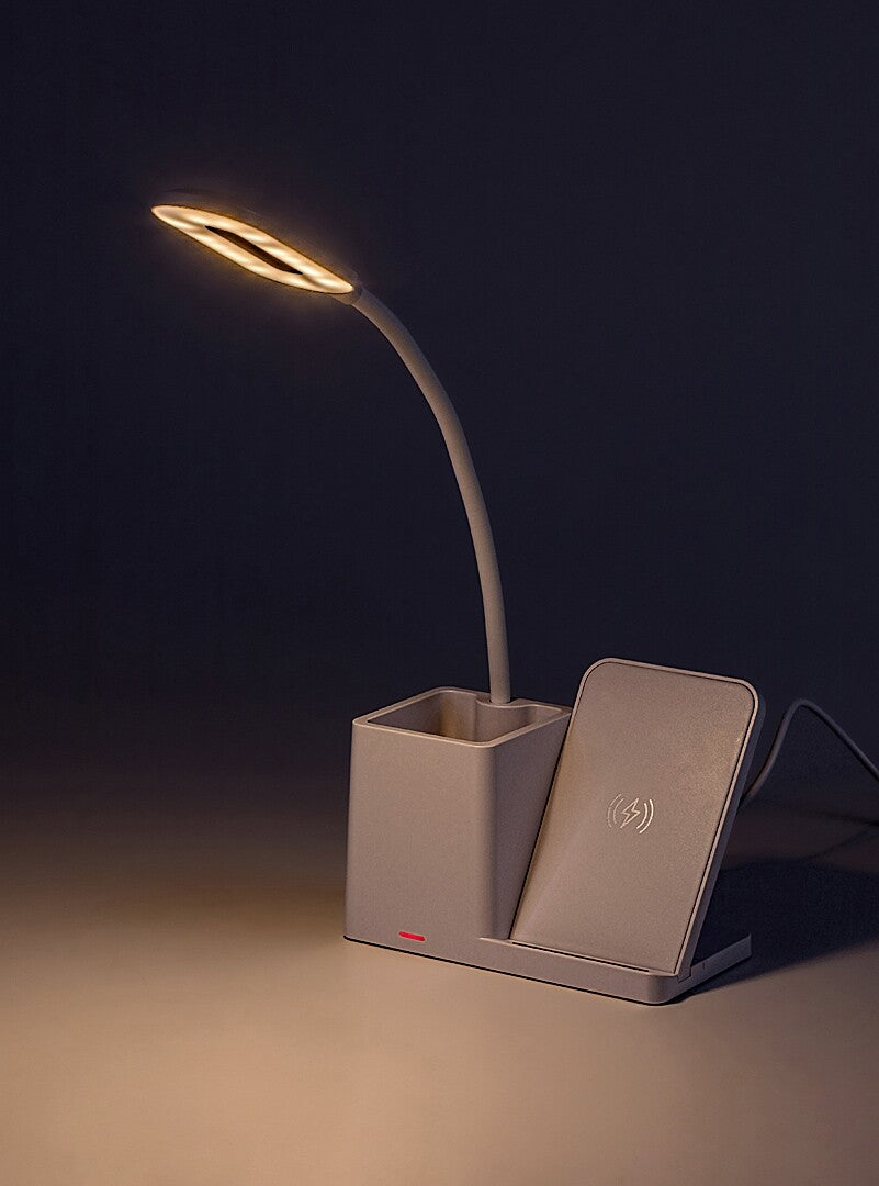 Veioza LED birou Cerie, alb, 4W, 200lm, 3000K, 4000K, 6500K, IP20, Rabalux, 74233