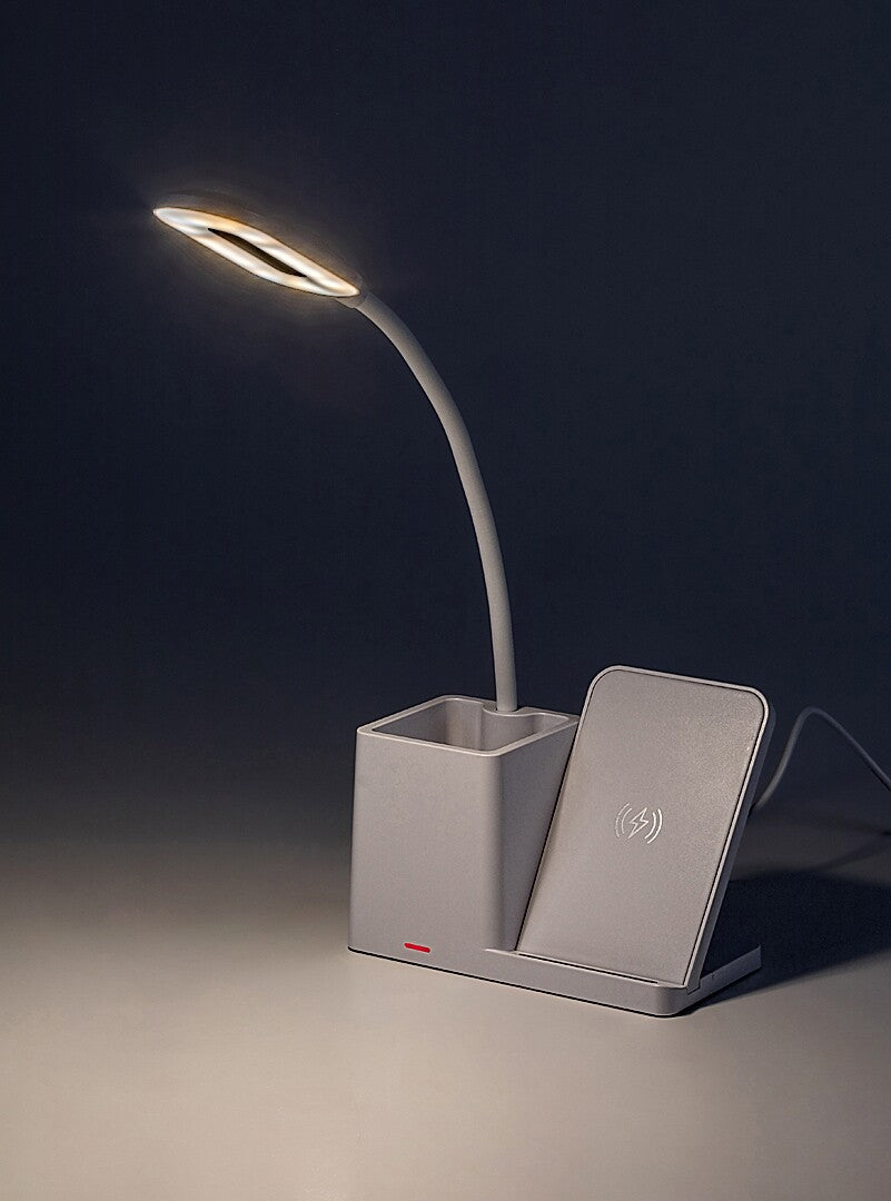 Veioza LED birou Cerie, alb, 4W, 200lm, 3000K, 4000K, 6500K, IP20, Rabalux, 74233