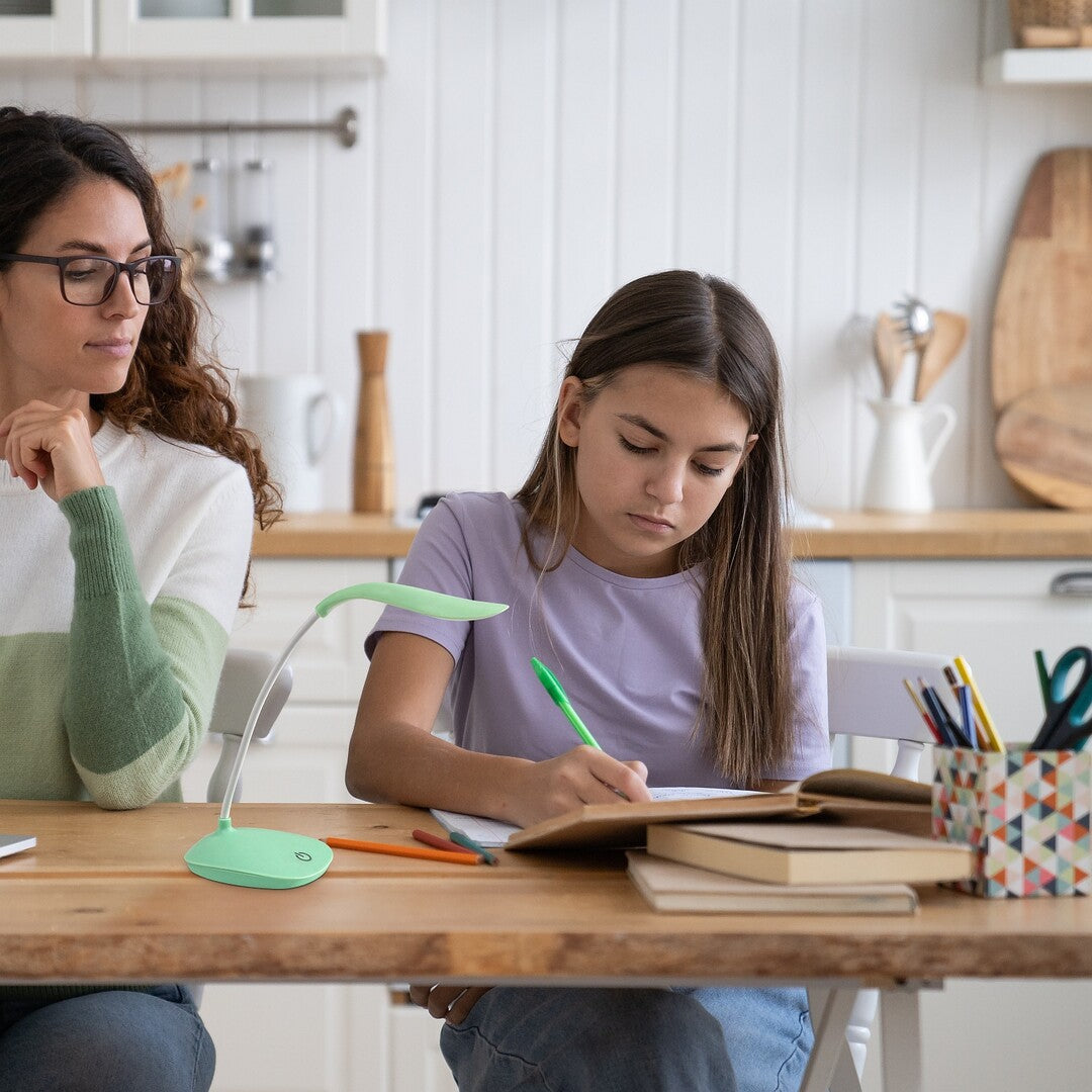 Veioaza LED birou Bedi, verde, 2W, 165lm, 4000K, IP20, Rabalux, 74237