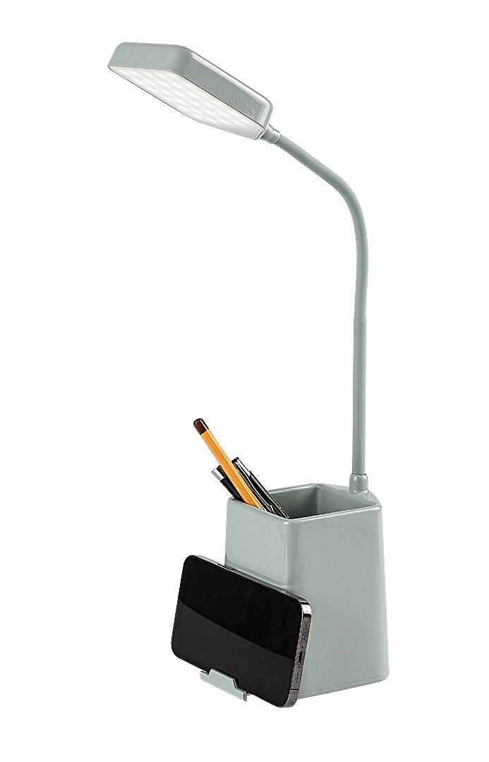 Lampa de birou Arvid, albastru, LED 6W, 300lm, 5000K, IP20, Rabalux, 74244