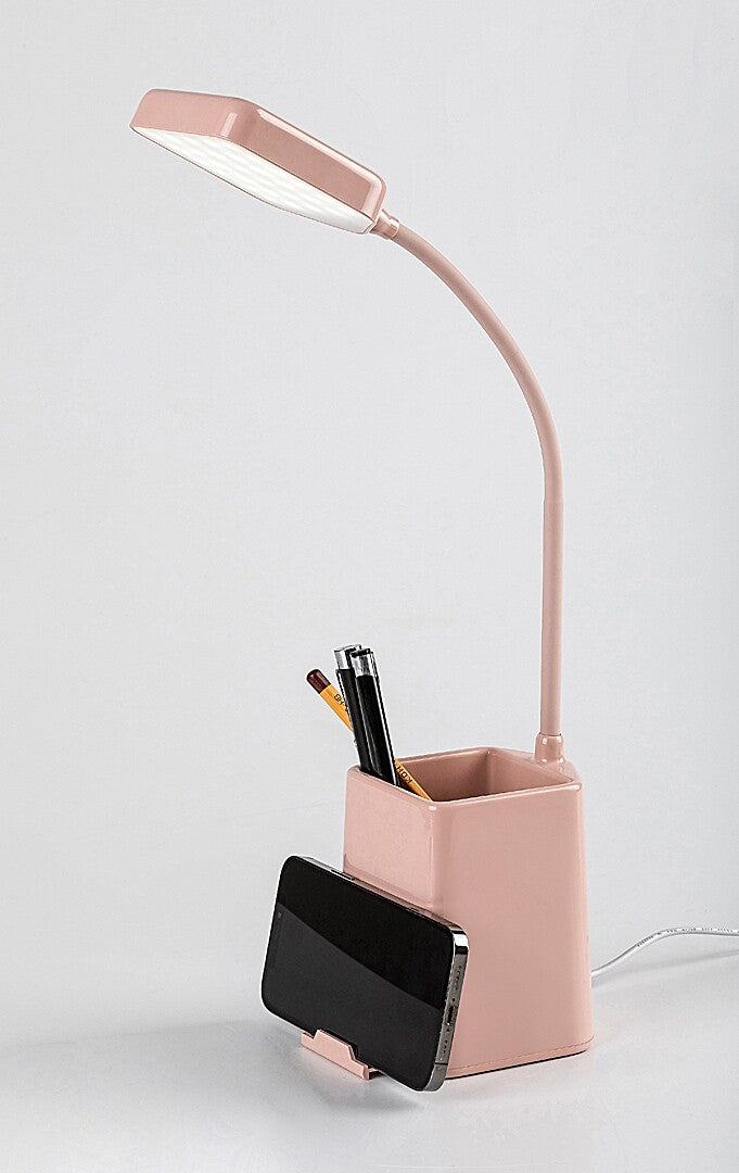 Lampa de birou Arvid, roz, LED 6W, 300lm, 5000K, IP20, Rabalux, 74245