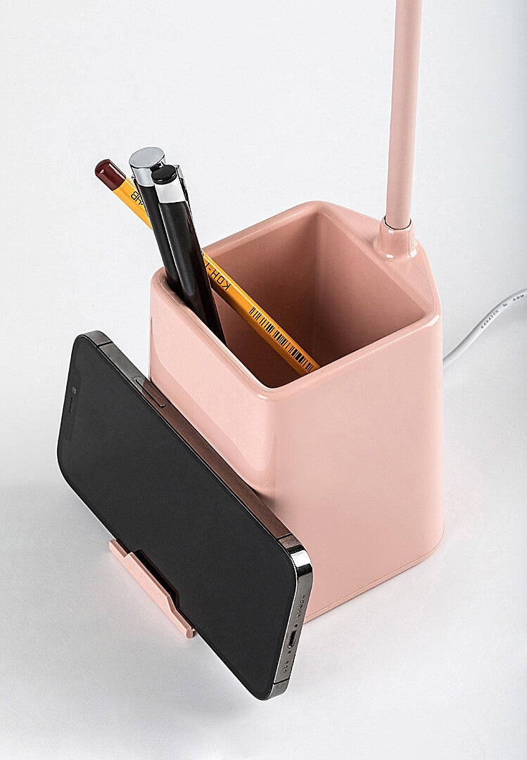 Lampa de birou Arvid, roz, LED 6W, 300lm, 5000K, IP20, Rabalux, 74245