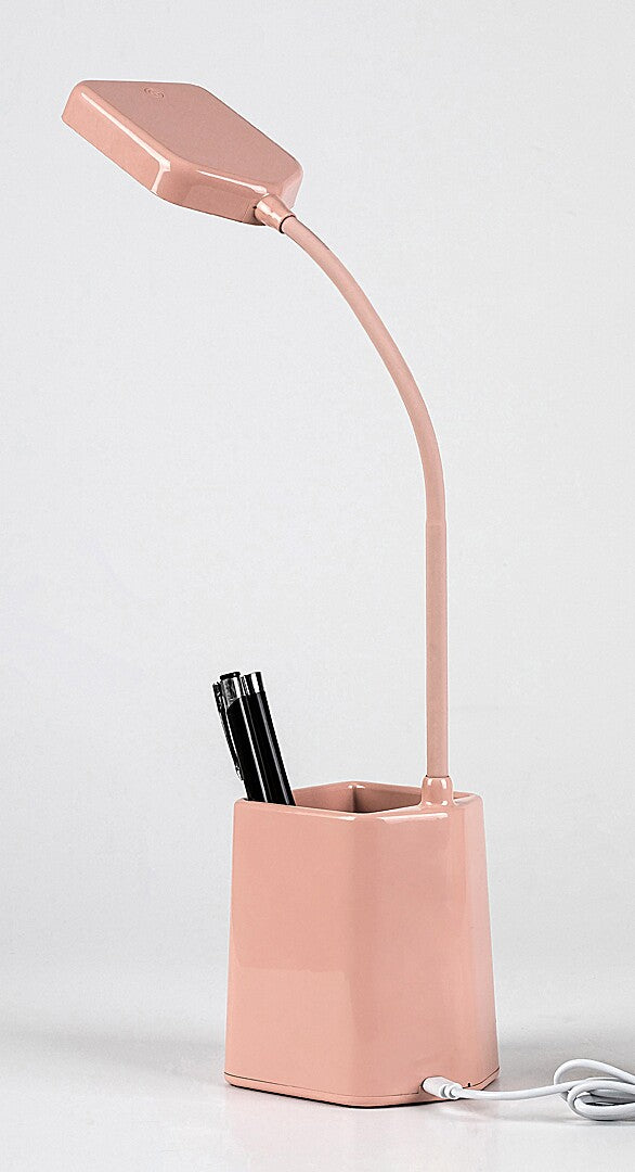 Lampa de birou Arvid, roz, LED 6W, 300lm, 5000K, IP20, Rabalux, 74245