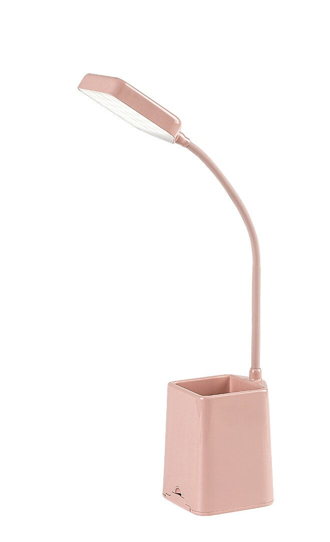 Lampa de birou Arvid, roz, LED 6W, 300lm, 5000K, IP20, Rabalux, 74245