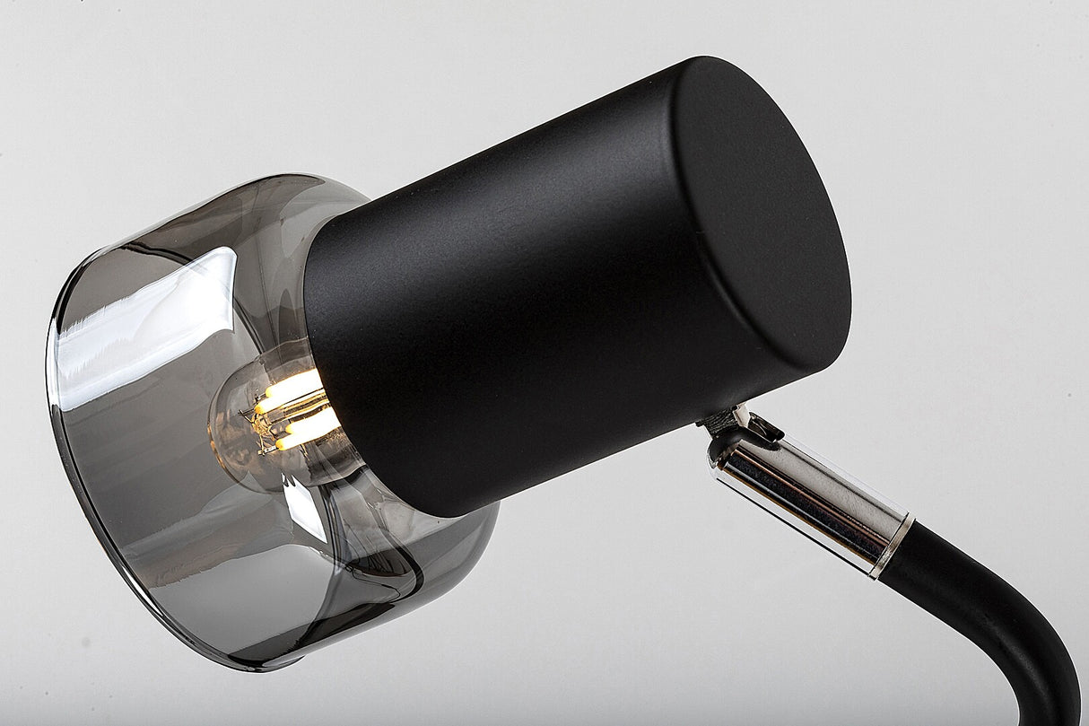 Lampa de birou Hatice, negru, 1 x E14, IP20, Rabalux, 74278