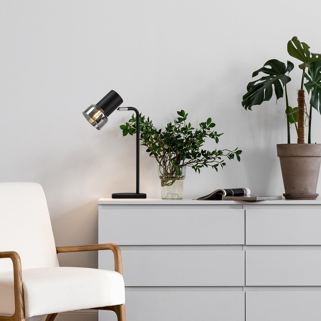 Lampa de birou Hatice, negru, 1 x E14, IP20, Rabalux, 74278