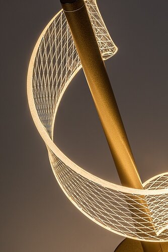 Veioza LED Zofrael, auriu mat, 6W, 450lm, 3000K, H.34cm, IP20, Rabalux, 74416