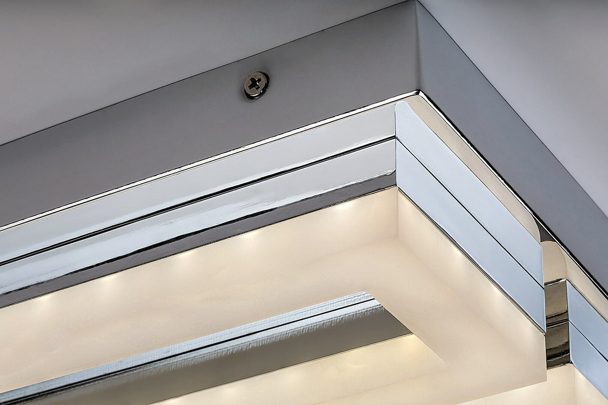 Plafoniera baie Blas, crom, LED, 24W, 2250 lumeni, 4000K, L.30 cm, IP44, Rabalux 75020