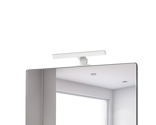 Aplica baie LED Loric, crom, 6W, 375lm, 4000K, L.30cm, IP44, Rabalux, 75023