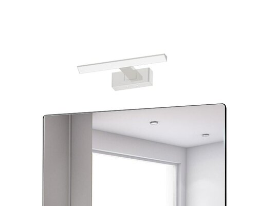 Aplica baie LED Loric, crom, 6W, 375lm, 4000K, L.30cm, IP44, Rabalux, 75023