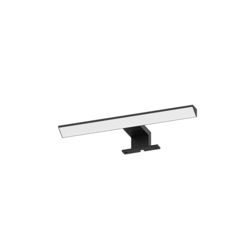 Aplica baie LED Loric, negru, 6W, 375lm, 4000K, L.30cm, IP44, Rabalux, 75024