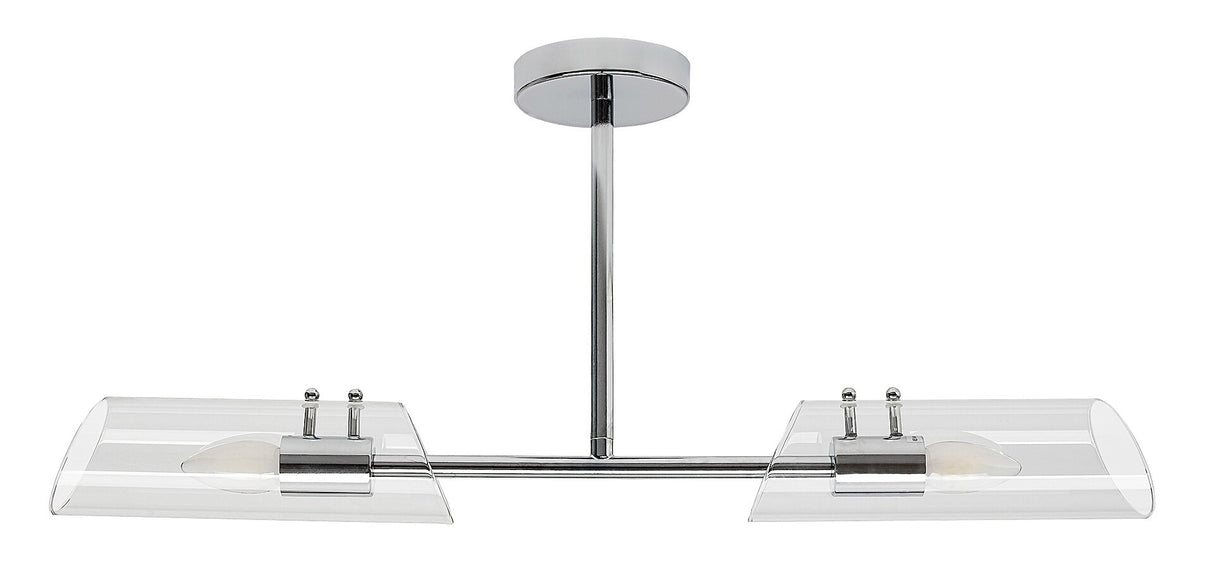 Plafoniera baie Teodoro,2xE14, crom, IP44, Rabalux 75030