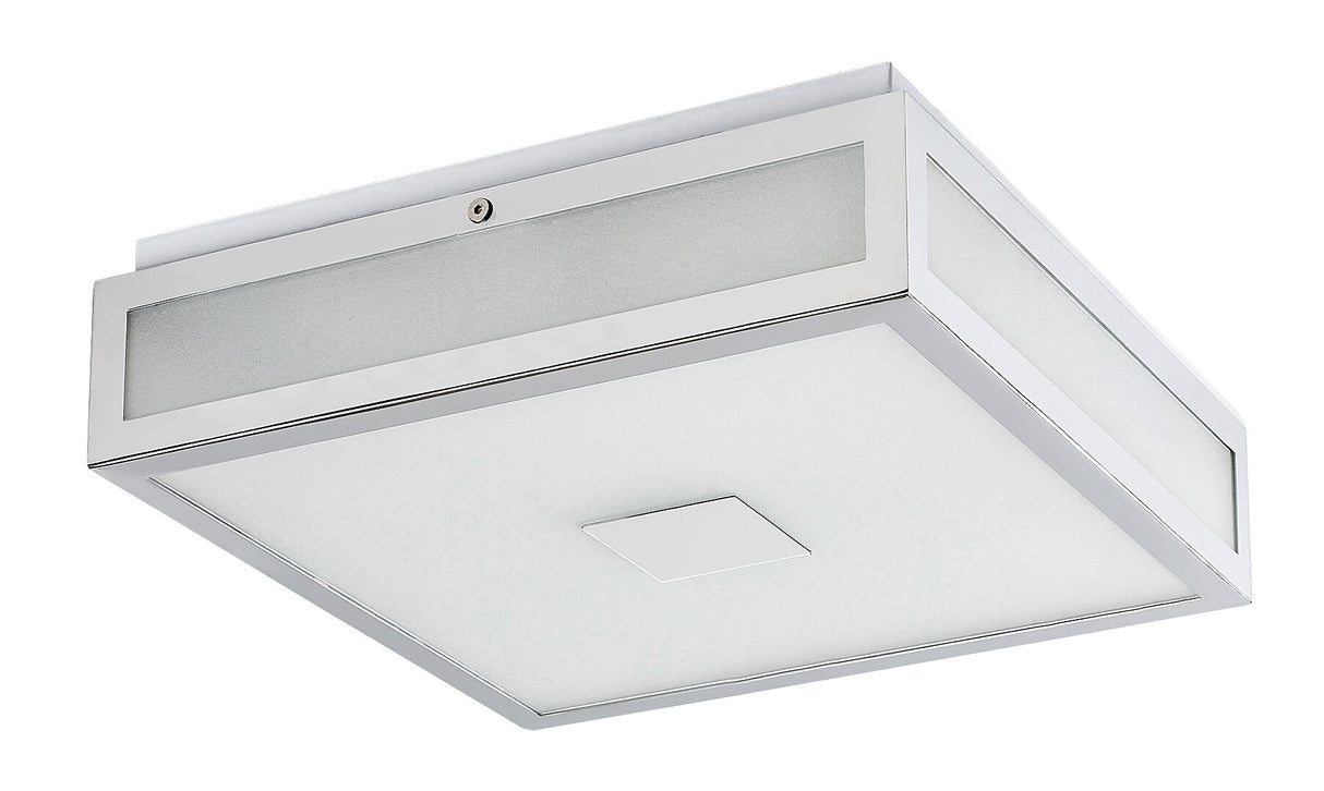 Plafoniera baie Zoya, argintiu, LED, 24W, 1790 lumeni, 4000K, 40x40 cm, IP44, Rabalux 75034