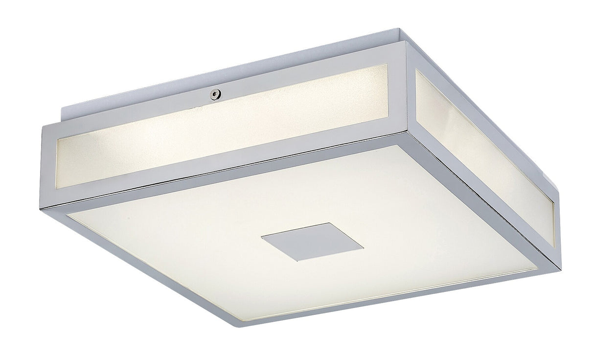 Plafoniera baie Zoya, argintiu, LED, 18W, 1390 lumeni, 4000K, 30x30 cm, IP44, Rabalux 75032