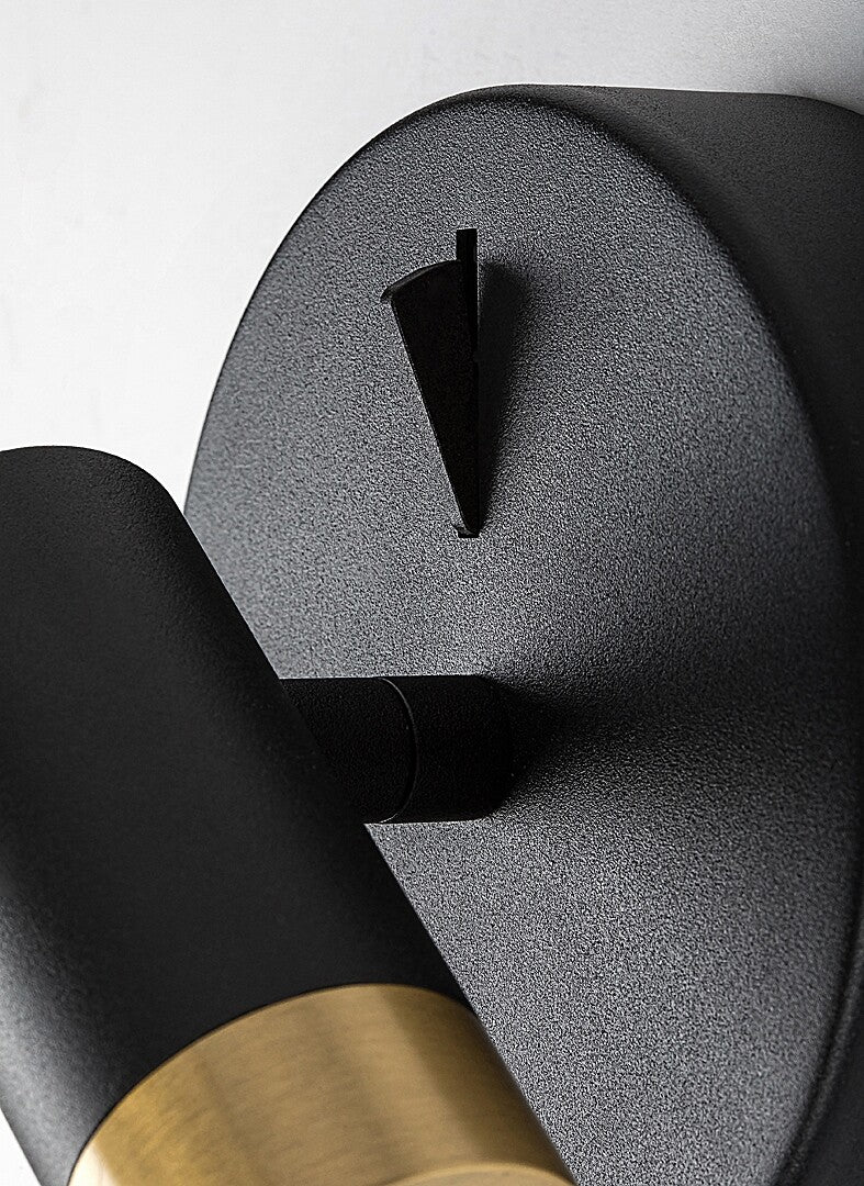 Aplica LED baie Kadir, negru/ auriu, 3W, 270lm, 4000K, IP20, Rabalux, 75040