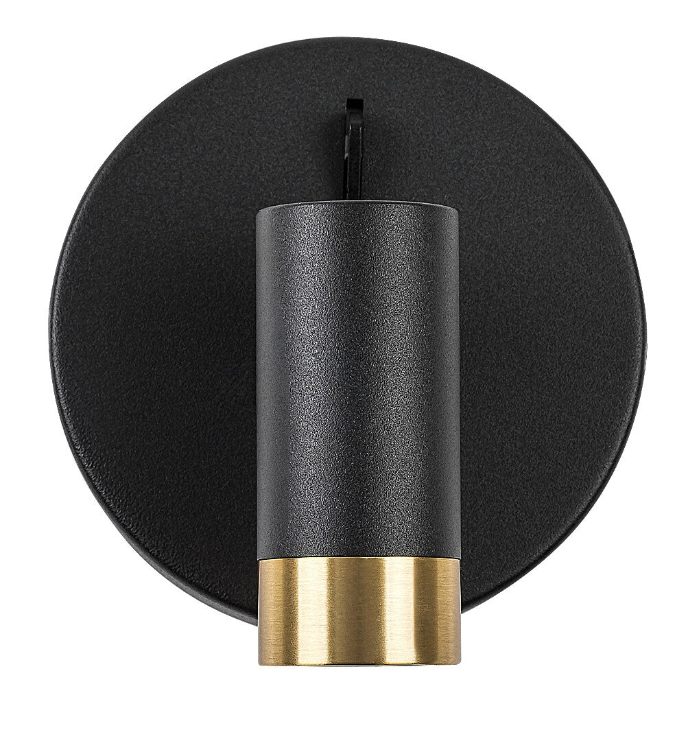 Aplica LED baie Kadir, negru/ auriu, 3W, 270lm, 4000K, IP20, Rabalux, 75040