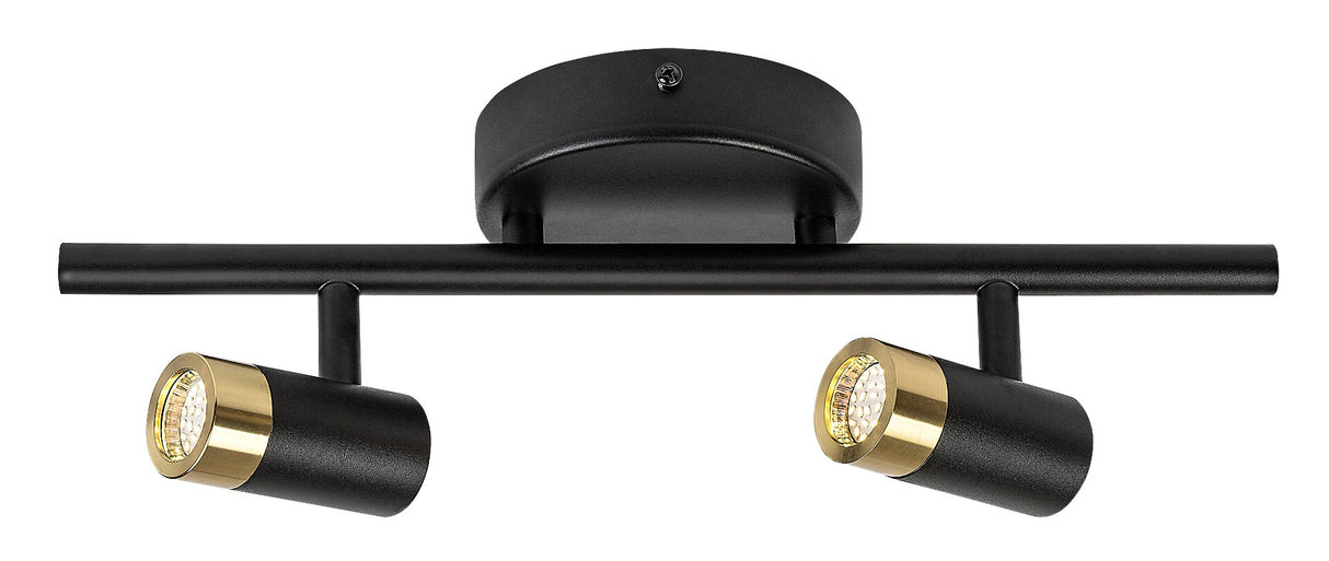 Aplica LED baie Kadir, negru/ auriu, 6W, 550lm, 4000K, IP44, Rabalux, 75041